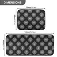 thumbnail image 3 of 2-Piece Kitchen Mat Set Non Slip Washable Floor Mats Decorative Rugs for Kitchen Sink Laundry Lace Pattern with Snowflakes, 3 of 7