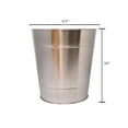 thumbnail image 3 of Better Homes & Gardens Metal Waste Basket, Stainless Steel Finish, 3 of 5