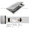 thumbnail image 6 of Stainless & Business Card Holder Case Id Credit Wallet Silver Clearance on Sale Portable Stainless Steel Business Card Box, Office Cabinet Plertrvy, 6 of 7