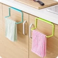 thumbnail image 4 of Leaveforme 4 PCS Towel Rack Hanging Holder Organizer | Towel Bar Rack for Kitchen Bathroom | Over The Door Cabinet Cupboard Hanger, 4 of 8