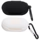 thumbnail image 1 of fundas de silicona para auriculares inalámbricos, funda protectora portátil compatible con Galaxy Buds Plus (negro y blanco), 1 of 5