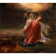 thumbnail image 2 of Richmond, George 28x26 White Modern Wood Framed Museum Art Print Titled - The Agony in the Garden, 2 of 4