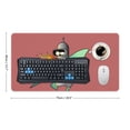 thumbnail image 2 of Futurama Bender Beer Mouse Pad No-sliped Large Mousepad Extended Gaming Desk Mat Stitched Edge Keyboard Mat, 2 of 7