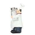 thumbnail image 4 of Pepper Shakers Set, Adorable Statue Hand Painted Resin Material Chef Statue Salt Shakers Set   For Coffee Shop, 4 of 8