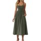 thumbnail image 1 of mfyjkho Vestidos para mujer, Vestido mini túnica elegante de cuello redondo sin mangas para mujer, estilo informal, para fiesta y vacaciones Vestidos festivos m, 1 of 6