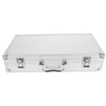 thumbnail image 4 of TOXMENT Silver Aluminum Briefcase with Lock - Hard Toolbox Storage Case, 4 of 8