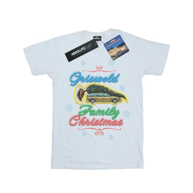 National Lampoon's Noël Vacances Filles Griswold Famille Noël T-Shirt en Coton