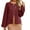 Burgundy, variant on Womens Long Sleeve Cardigan Sweaters Button Down Knit Outerwear Oversized Chunky Open Front Coats