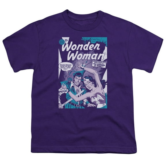 DC Comics Men's  Human Shield T-shirt Purple
