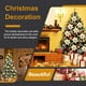 thumbnail image 5 of Bewildely 120 pack/lote colgantes decorativos para árbol de Navidad añaden encanto y festividad a la exhibición navideña dorada Type3 NO3, 5 of 6