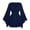 Navy, variant on Women's Plus Size Boho Western Dress Bell Sleeve Cowgirl Hippie Mini Dress Mesh A Line Casual Flowy Dresses