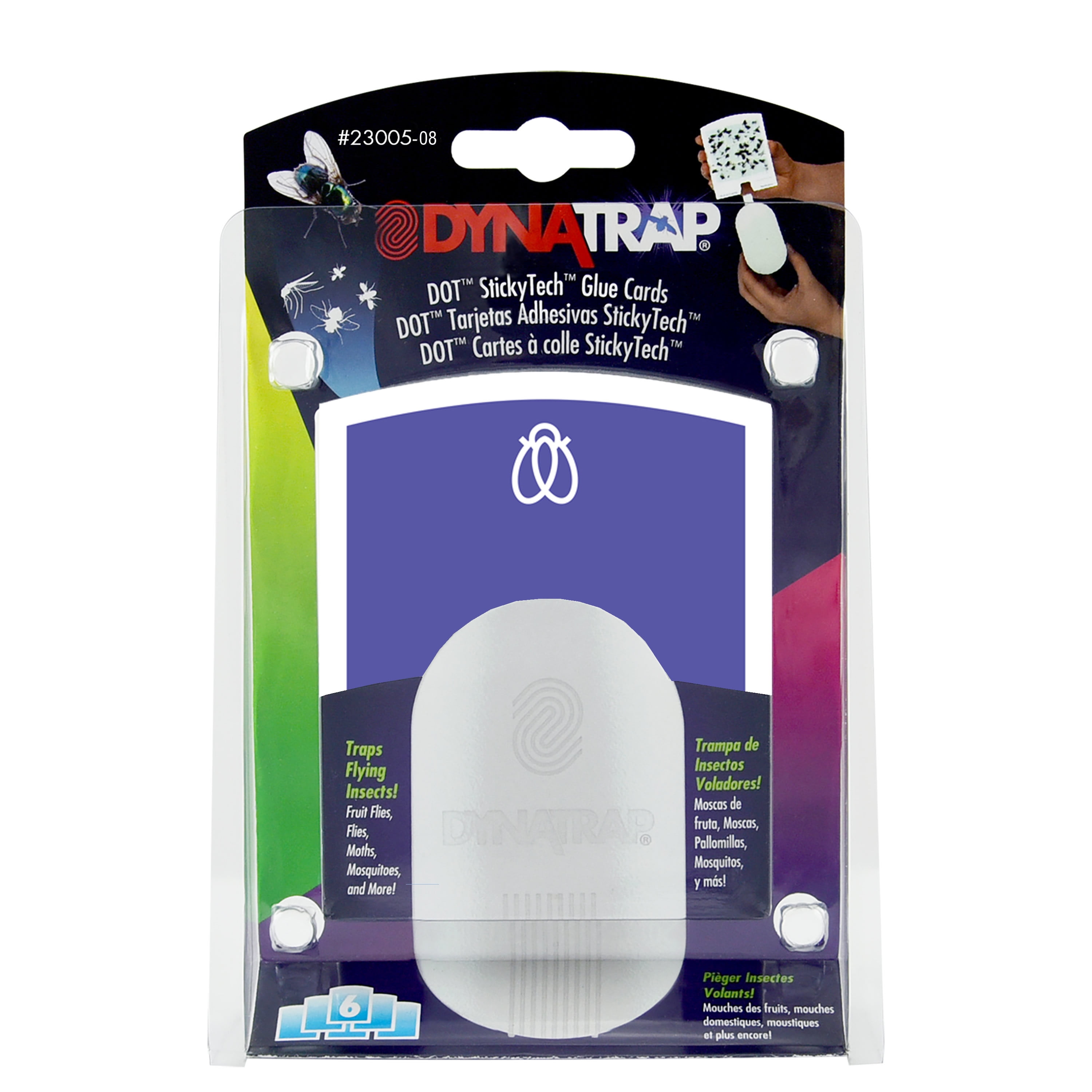 DYNATRAP DOT StickyTech Replacement Glue Cards for DOT Indoor Flying Insect  Trap