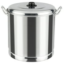 Vasconia Aluminum 27.5 Quart Steamer Pot with Steamer Tray and Lid