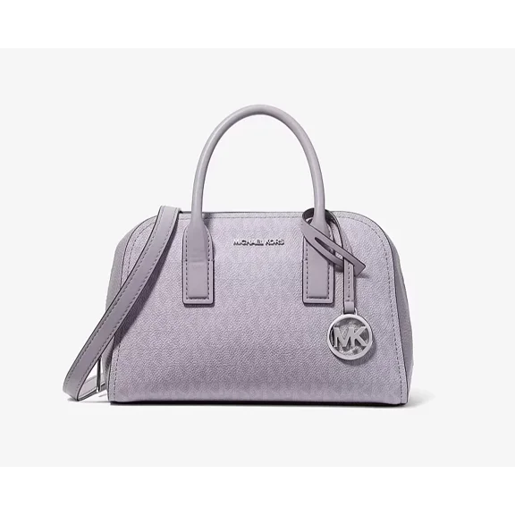 Michael Kors Ashton Small Signature Logo MK Messenger Bag Lilac