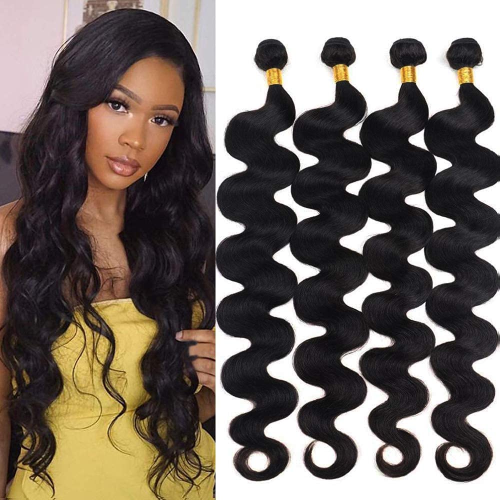 Brazilian Human Hair Body Wave Bundles 9A Unprocessed  display picture 2