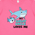 thumbnail image 4 of Inktastic My Great Uncle Loves Me with Cute Sharks Boys or Girls Baby T-Shirt, 4 of 5