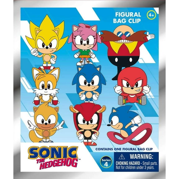 3D Figural Keyring Sonic the Hedgehog Series 4 Mystery Pack (1 RANDOM Figure)