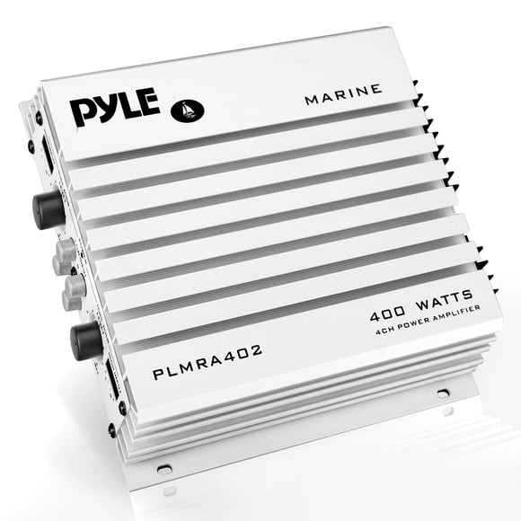 Amplificador marino Pyle Hydra Elite Series, 400 W, 4 canales, resistente al agua