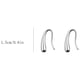 thumbnail image 3 of Pendientes fijos, pulsera con pendientes en forma de gota, 3 of 5
