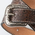thumbnail image 2 of Roper Kids Brown and Black Tooled Belt, 2 of 2
