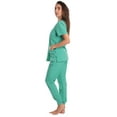thumbnail image 2 of Just Love Women's V-Neck Scrub Set with Jogger Pants  Comfortable and Stylish Medical Uniform, 2 of 3
