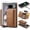 Brown, variant on Asuwish Phone Case for Google Pixel 8 5G Wallet Magnetic Detachable Cell Cover with Wireless Charging and RFID Blocking Credit Card Holder Flip Stand Pixel8 Eight Women Men Black