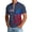 Navy, variant on American Flag Shirts for Men USA Patriotic 4th of July Graphic Print Half Zip V-Neck Short Sleeved Tops Work 2026 Spring Trendy Outfits