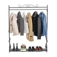 thumbnail image 3 of Mango Steam Freestanding Sheffield Garment & Coat Rack, Black (64.5 H x 47.5 L inches), 3 of 5
