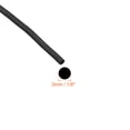 thumbnail image 2 of Foam Rubber Weather Seal Strip, 3mm(1/8") Diameter 6 Meters (19.69Ft) Long Round EPDM Rubber for DIY Gasket, 2 of 6