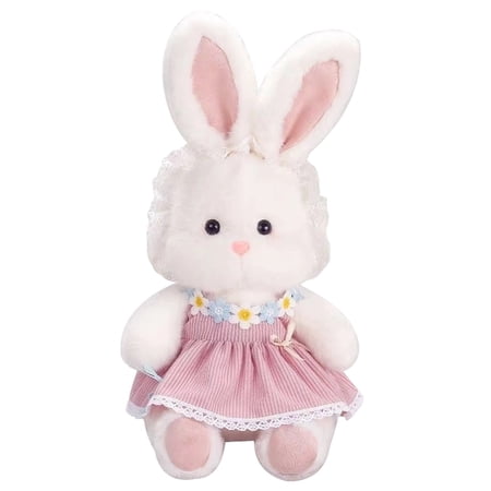 Cthrlog Stuffed Animal Plush Bunny Cute Bedtime Soft Plush Toy & Weighted Stuffed Animals Adorable Desk Decor Plushies Hugging Companion Gifts for Kids Adults
