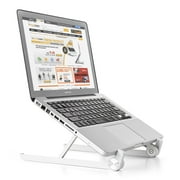 Support d'ordinateur portable réglable en hauteur à 2 niveaux Support de tablette pliable portable pour 11 à 17 pouces MacBook Notebook PC iPad Tablet Holder avec sac en flanelle