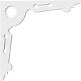 thumbnail image 3 of 5/8"W X 14"D X 14"H Cena Architectural Grade PVC Bracket, 3 of 4