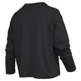 thumbnail image 3 of Women's Pressbox Black Texas Longhorns Motley Boxy Waist-Length Long Sleeve T-Shirt, 3 of 3