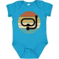 thumbnail image 3 of Inktastic Scuba Diver Retro Sunset Diving Boys or Girls Baby Bodysuit, 3 of 5