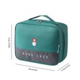 thumbnail image 3 of Advancent Bolsa de almacenamiento de primeros auxilios impermeable de gran capacidad clasificación paquete organizador suministros hogar para viajes al Almacenamiento y organización del hogar Verde Advancent HA010961-03, 3 of 6
