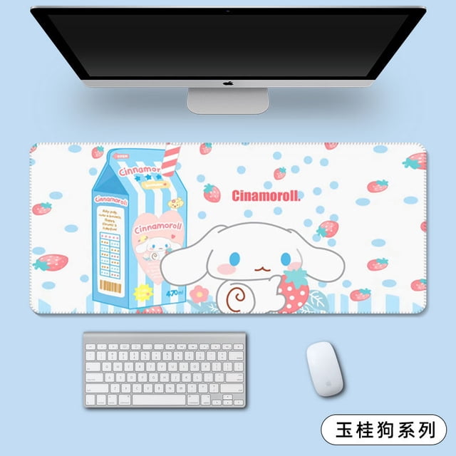 Yugui dog mouse pad super large cute personality girl Sanrio animation office computer keyboard pad distribution