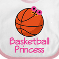 thumbnail image 4 of Inktastic Basketball Princess Girls Baby Bib, 4 of 4
