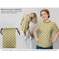 thumbnail image 5 of oneOone Georgette Viscose Brown Fabric Geometric Quilting Supplies Print Sewing Fabric By The Yard 42 Inch Wide, 5 of 5