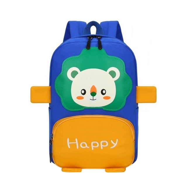 Mochila Para Niños, Mochila Escolar Impermeable Con Dibujos Animados, Mochila Con Estampado De Contraste De Color, Mochila De Viaje Para Niños Y Niñas seitruly AP007981-02