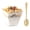 2oz Square Plastic Mini Dessert Cups, variant on 2oz Square Plastic Mini Dessert Cups 100-pack with 3.9 inch Spoons for parties and events