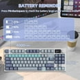 thumbnail image 6 of ATTACK SHARK K86 Wireless Mechanical Keyboard 75% with TFT Color Display & Knob Apex Pro TKL, 2.4G/Bluetooth/USB-C Wired RGB Backlit, Hot Swappable, 6 of 12
