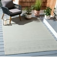 thumbnail image 2 of SAFAVIEH Courtyard Naomi Geometric Indoor/Outdoor Area Rug, Beige/Aqua, 5'3" x 5'3" Square, 2 of 7