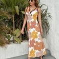 thumbnail image 4 of Flower Power Sleeveless Dress Women's summer suit Women's dress chic and elegant woman dress birthday dresses for women, 4 of 7