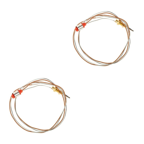 Masteelf 2pcs Thermal Coupler For Gas Furnace Thermocouple Gas Fireplace Thermocouple Sensor Replacement Gas Appliance Thermocouple Replacement