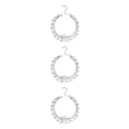 thumbnail image 4 of Jumpingount tobillera con cuentas hoja en capas ajustable estilo simple accesorio de moda decoración pulseras de tobillo para niñas adolescentes plata Type1 NO1 Jumpingount CBP253070, 4 of 6