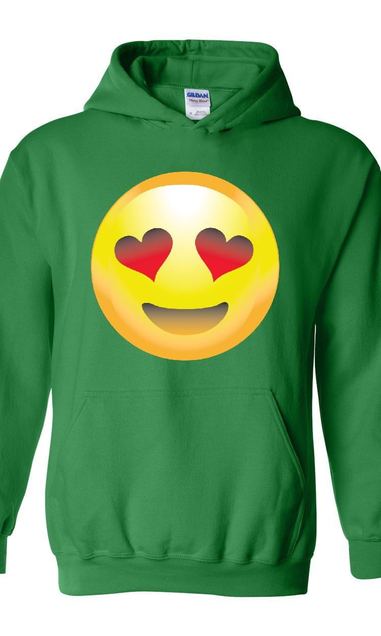 smiling face hoodie