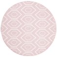 thumbnail image 2 of Safavieh Dhurries 6' Rond Tissé à la Main Plat Tapis de Laine Armure, 2 of 2