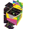 thumbnail image 4 of 100 Pcs Rainbow Scratch Paper Art Set 3.5x3.5x1.2 Inch, DIY Craft Kit for Kids Boys Girls, Party Game Activity, Easter Halloween Christmas Gift Toy, 4 of 9
