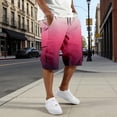thumbnail image 5 of CONZONE Mens Cargo Shorts Gradient Color Straight Leg Cargo Shorts for Men Lightweight Relaxed Fit Outdoor Workout Shorts With Pockets, 5 of 5