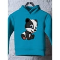 thumbnail image 3 of Sitting Panda Hoodie Toddler -Image by Shutterstock,  5 Toddler, 3 of 4